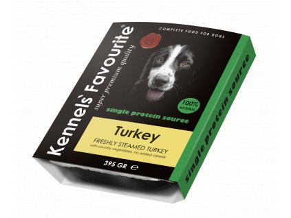 Masová pochoutka pro psy - Kennels' Favourite krocan 395 g