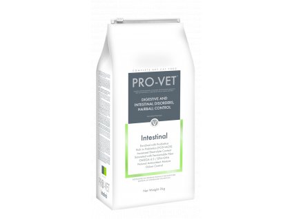 Veterinární granule pro kočky - akutní průjmy, špatné trávení - PRO-VET Intestinal 3 Kg