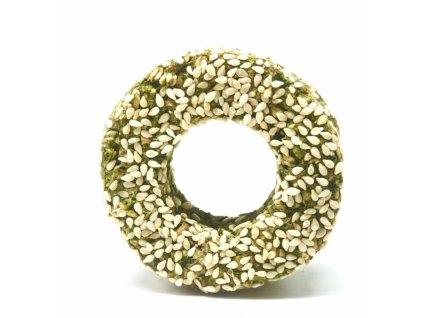 Psí donut hovězí se špenátem  čerstvě napečeno s obsahem superpotravin