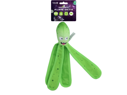 Dog Comets Alien Octo odolná hračka chobotnice zelená M