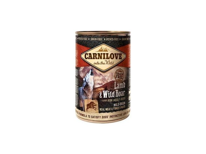 Carnilove Wild konz Meat Lamb & Wild Boar 400g