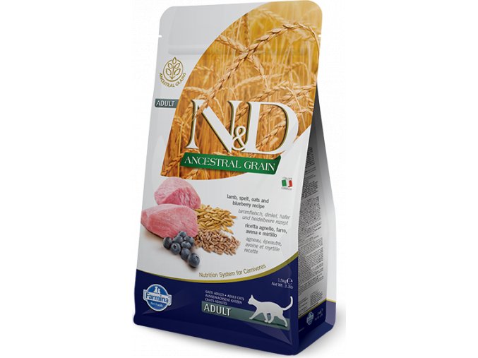 N&D LG CAT Adult Lamb & Blueberry 10kg