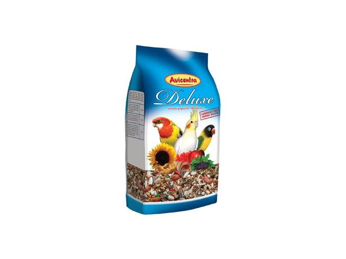 Avicentra Deluxe malý a střední papoušek 1kg