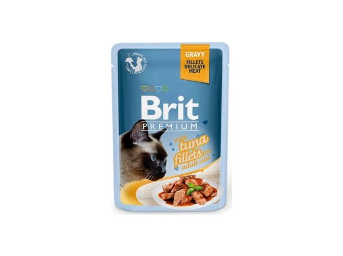 Brit Premium Cat D Fillets in Gravy With Tuna 85g