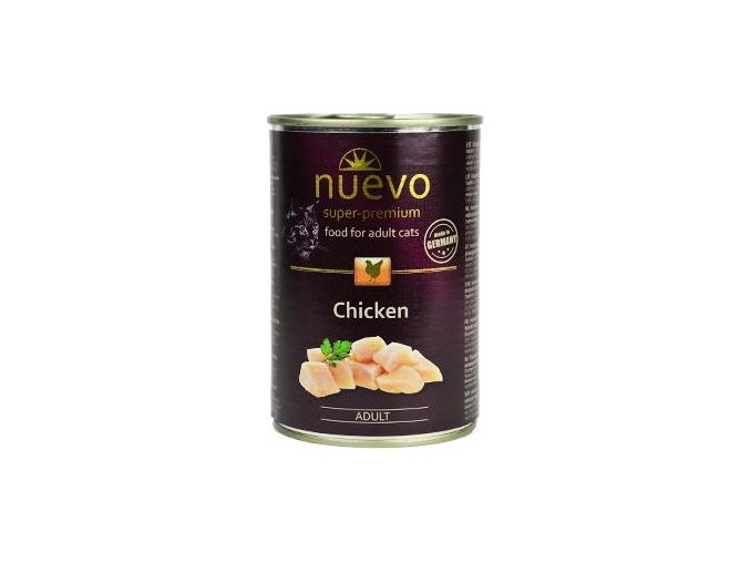 Nuevo kočka adult Kuře konz. 400g