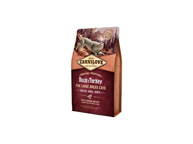 Carnilove Cat LB Duck&Turkey Muscles,Bones,Joints 2kg