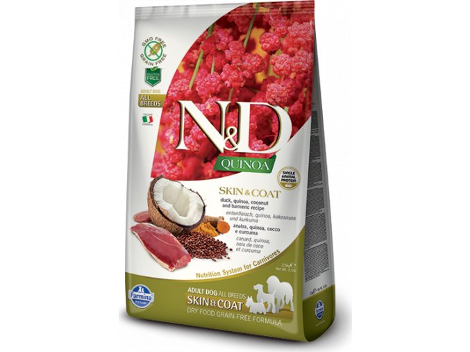 N&D Quinoa DOG Skin&Coat Duck M/L 7kg