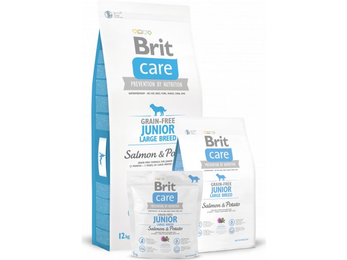 Brit Care Dog Grain-free Junior LB Salmon & Potato 1kg