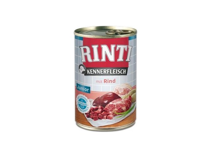 Rinti Dog Kennerfleisch konzerva Junior hovězí 400g