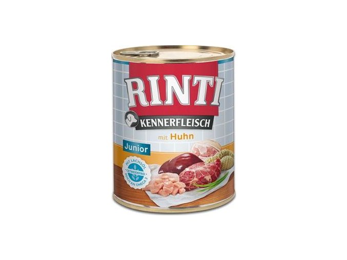 Rinti Dog Kennerfleisch konzerva Junior kuře 800g