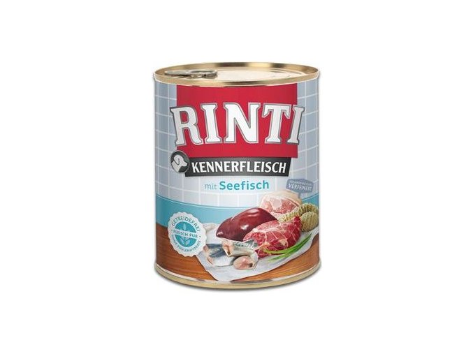 Rinti Dog Kennerfleisch konzerva mořská ryba 800g