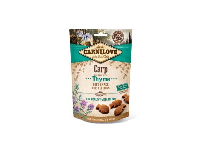 Carnilove Dog Semi Moist Snack Carp&Thyme 200g