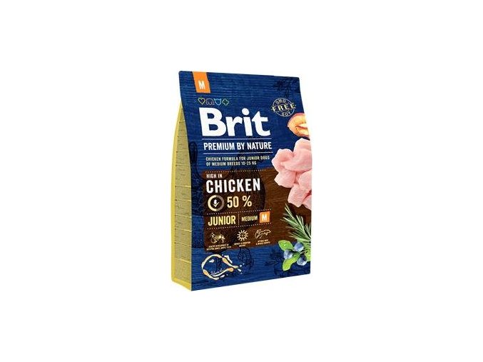 Brit Premium Dog by Nature Junior M 3kg