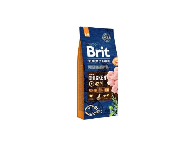 Brit Premium Dog by Nature Senior S+M 15kg