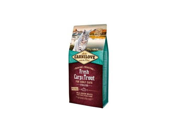 Carnilove Cat Fresh Carp & Trout Sterilised Adult 6kg