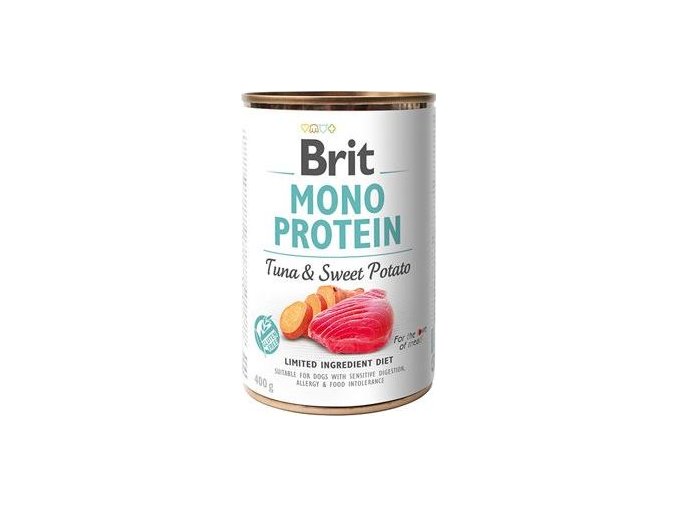 Brit Dog konz Mono Protein Tuna & Sweet Potato 400g