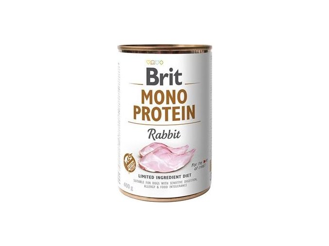 Brit Dog konz Mono  Protein Rabbit 400g