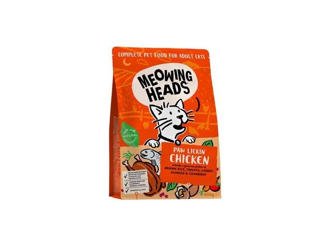 MEOWING HEADS Paw Lickin’ Chicken 450g