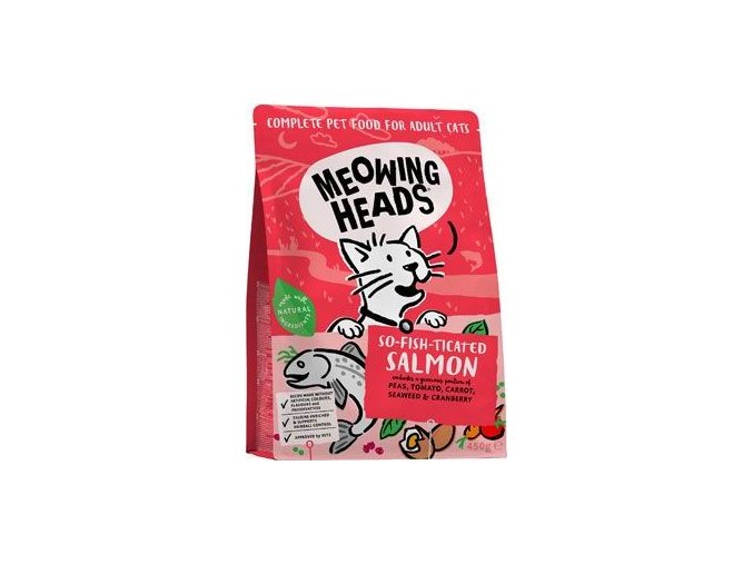 MEOWING HEADS So-fish-ticated Salmon 450g