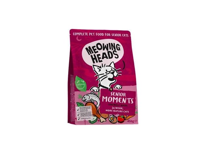 MEOWING HEADS Senior Moments 450g