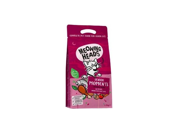 MEOWING HEADS Senior Moments 1,5kg