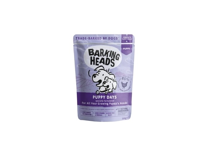 BARKING HEADS Puppy Days kapsička 300g