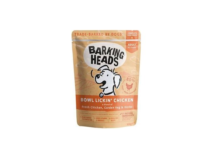 BARKING HEADS Bowl Lickin’ Chicken kapsička 300g