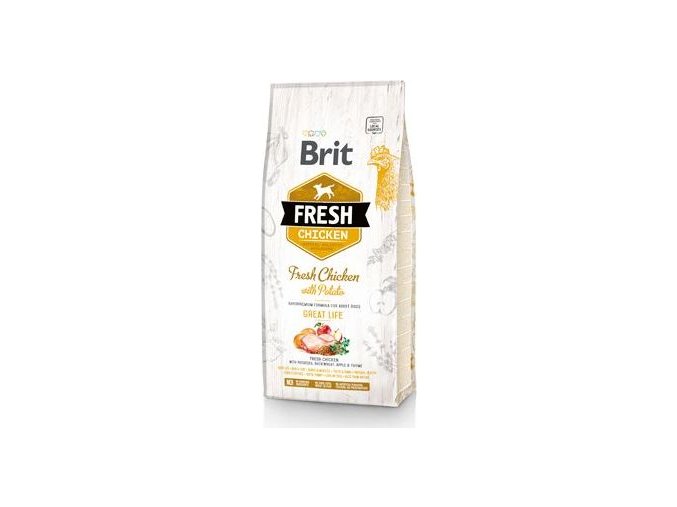 Brit Fresh Dog Chicken & Potato Adult Great Life 2,5kg