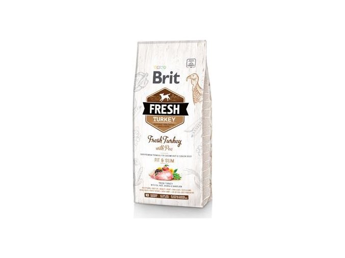 Brit Fresh Dog Turkey & Pea Light Fit & Slim 2,5kg