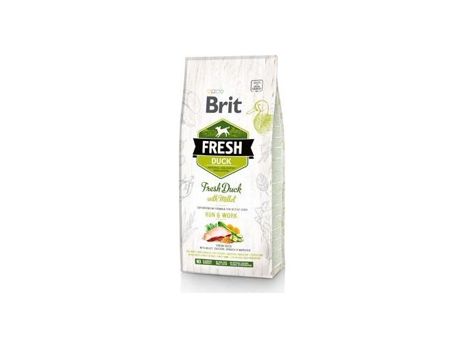 Brit Fresh Dog Duck & Millet Active Run & Work 2,5kg