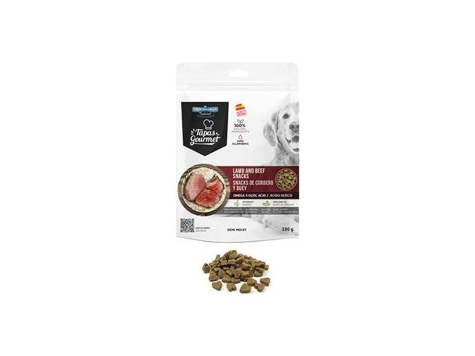 Tapas Gourmet Snack for dog Lamb and Beef 190g