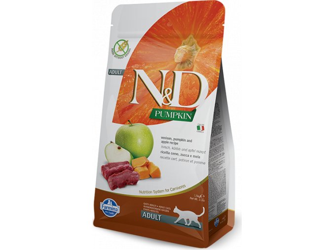 N&D Pumpkin CAT Venison & Apple 5kg