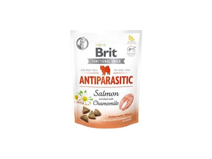 Brit Care Dog Functional Snack Antiparasit Salmon 150g