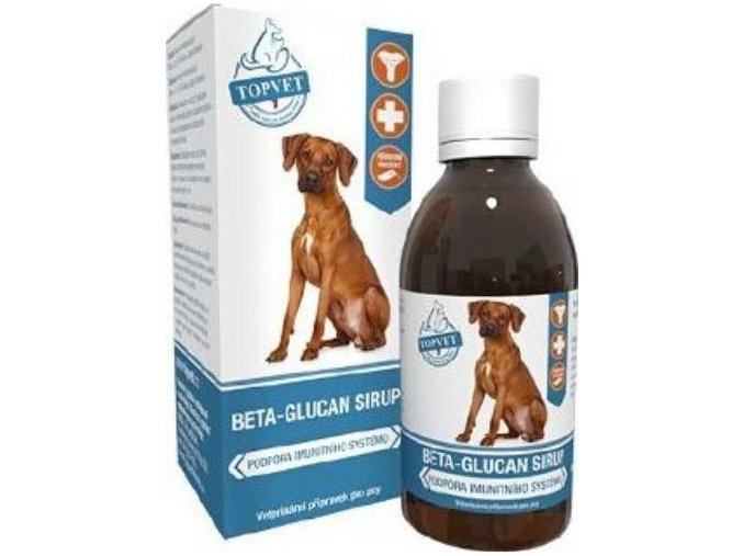 Beta-glucan sirup pro psy TOPVET 200ml