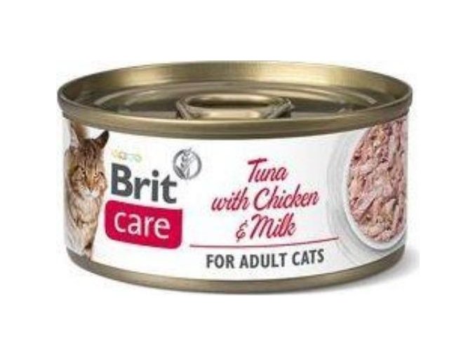 Brit Care Cat konz Fillets Chicken&Milk 70g