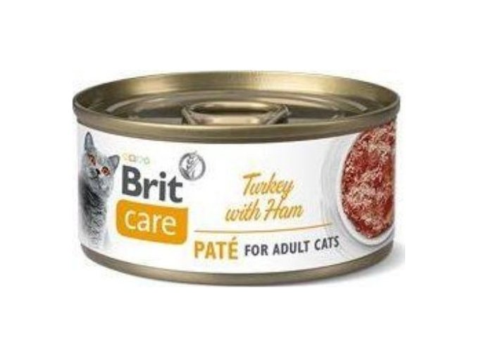 Brit Care Cat konz  Paté Turkey&Ham 70g