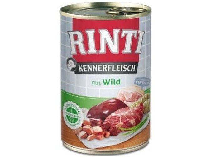 Rinti Dog Kennerfleisch konzerva zvěřina 400g