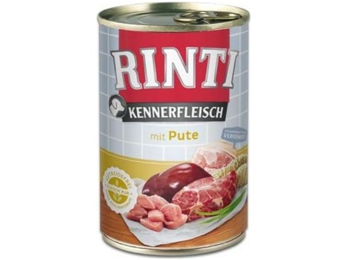 Rinti Dog Kennerfleisch konzerva krůta 400g