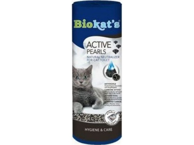 Biokat's uhlí do WC Active pearls 700ml