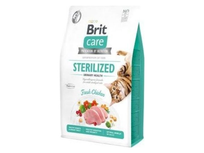 Brit Care Cat GF Sterilized Urinary Health 2kg