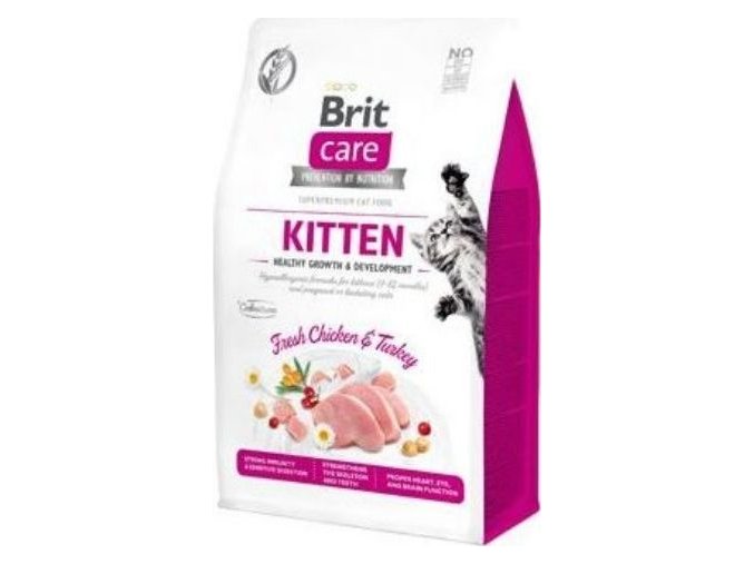 Brit Care Cat GF Kitten Healthy Growth&Development 7kg