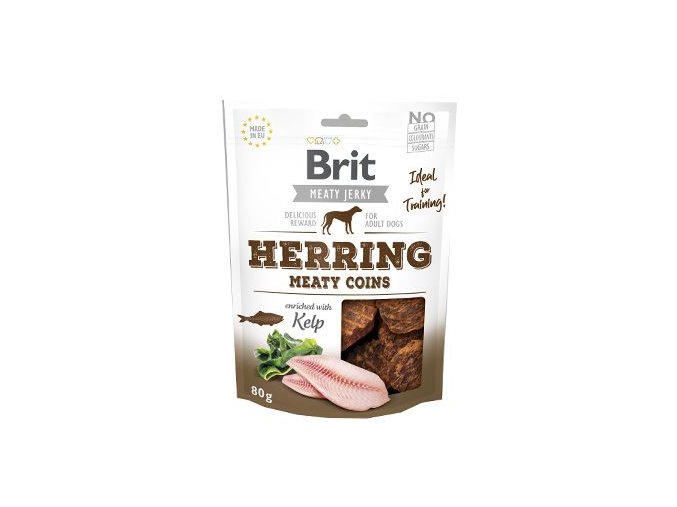 Brit Jerky Herring Meaty Coins 80g