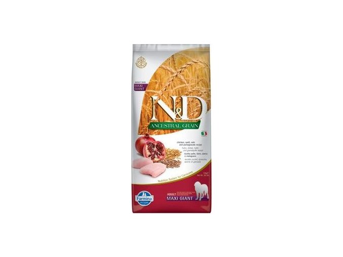 N&D LG DOG Adult Giant Chicken & Pomegranate 12kg