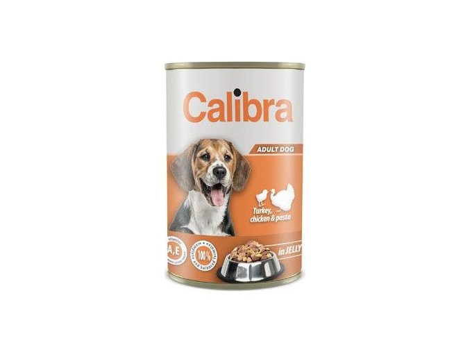 Calibra Dog  konz.Turk,chick&pasta in jelly 1240g