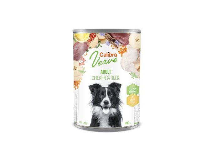 Calibra Dog Verve konz.GF Adult Chicken&Duck 400g