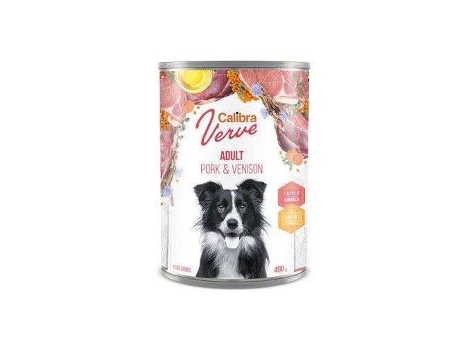 Calibra Dog Verve konz.GF Adult Pork&Venison 400g