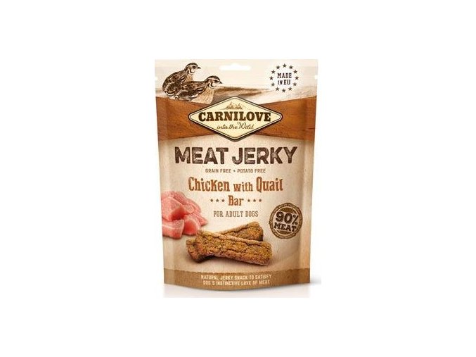 Carnilove Dog Jerky Quail&Chicken Bar 100g