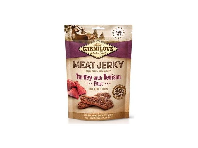 Carnilove Dog Jerky Venison&Turkey Fillet 100g