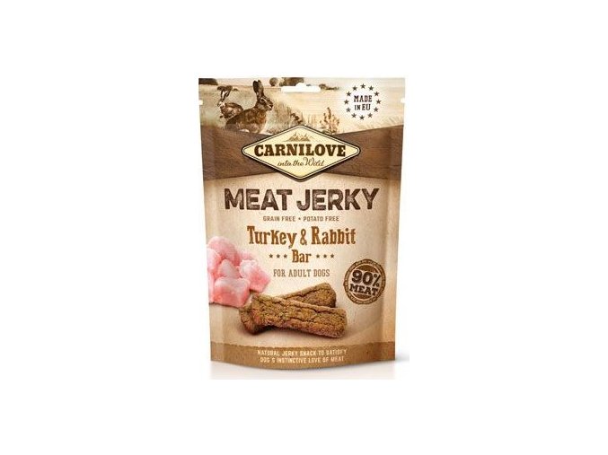 Carnilove Dog Jerky Rabbit&Turkey Bar 100g