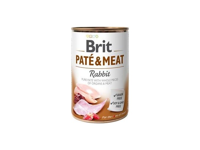 Brit Dog konz Paté & Meat Rabbit 400g